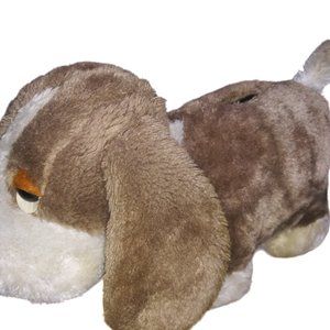 Vintage Dakin Basset Hound Dog Funny Farm Brown and White Coin Piggy Bank